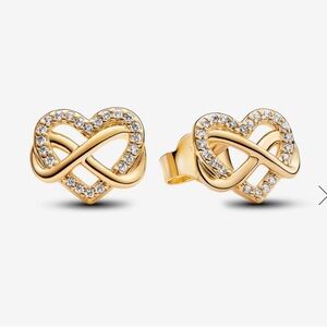 Pandora heart infinity earrings
